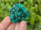 Natural Dioptase On Dolomite Specimens x 12 From Likasi, Congo - Toprock Gemstones and Minerals 