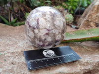 Polished Rubellite Pink Tourmaline Spheres x 2 From Ambatondrazaka, Madagascar - Toprock Gemstones and Minerals 