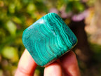 Polished Flower Banded Malachite Free Forms x 20 From Congo - Toprock Gemstones and Minerals 