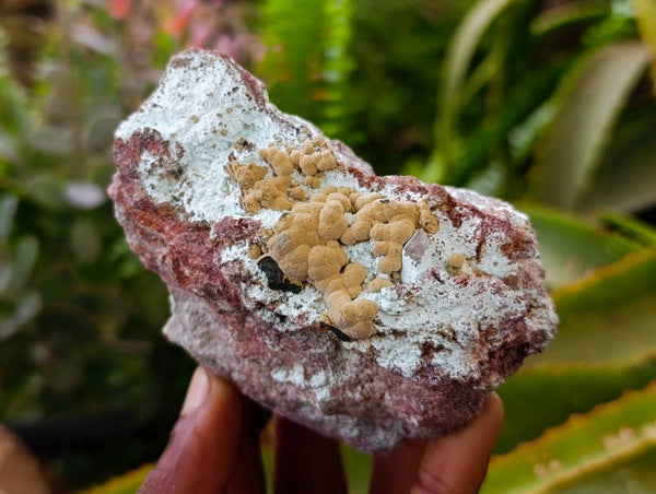 Kolwezite, Calcite and Chrysocolla Specimens x 4 From Mashamba West Mine, Congo - Toprock Gemstones and Minerals 