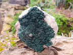 Natural Ball Malachite and Drusy Quartz On Dolomite Matrix Specimens x 1 From Kambove, Congo - Toprock Gemstones and Minerals 