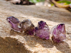 Natural Window Amethyst Crystals x 35 From Chiredzi, Zimbabwe - Toprock Gemstones and Minerals 