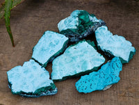 Natural Botryoidal Malachite with Chrysocolla x 6 From Congo - Toprock Gemstones and Minerals 