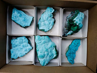 Natural Botryoidal Malachite with Chrysocolla x 6 From Congo - Toprock Gemstones and Minerals 