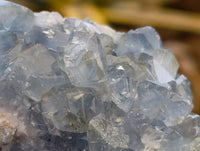 Natural Blue Celestite Crystal Specimens x 4 From Sakoany, Madagascar