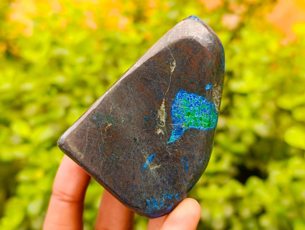 Polished Shattuckite Free Forms x 4 From Namibia - Toprock Gemstones and Minerals 