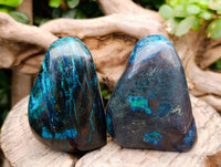 Polished Shattuckite Free Forms x 4 From Namibia