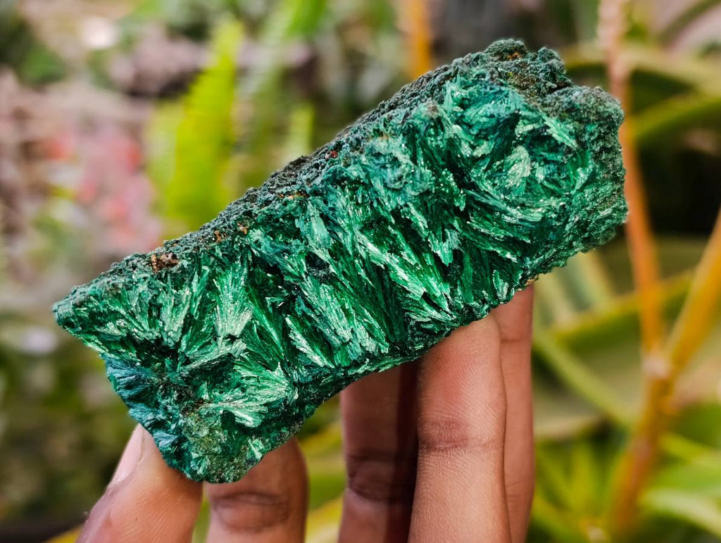 Natural Silky Malachite Specimens x 6 From Kasompe, Congo - Toprock Gemstones and Minerals 