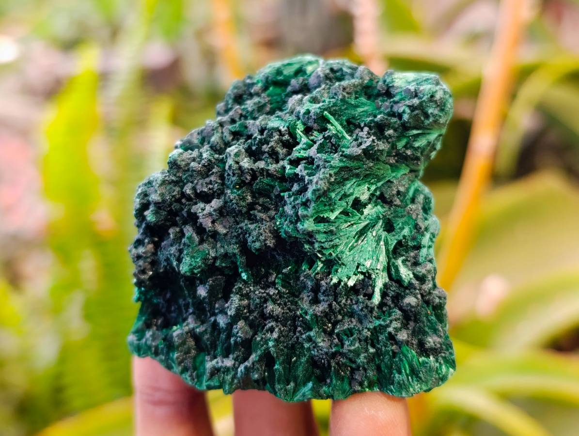 Natural Silky Malachite Specimens x 6 From Kasompe, Congo - Toprock Gemstones and Minerals 