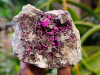 Natural Salrose Cobaltion Dolomite with Malachite Specimens x 6 From Kakanda, Congo - Toprock Gemstones and Minerals 