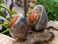Polished On One Side Polychrome Jasper Nodules x 3 From NW Coast, Madagascar - Toprock Gemstones and Minerals 