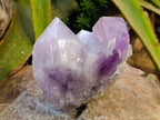 Natural Jacaranda Amethyst Quartz Crystals x 2 From Mumbwa, Zambia - Toprock Gemstones and Minerals 