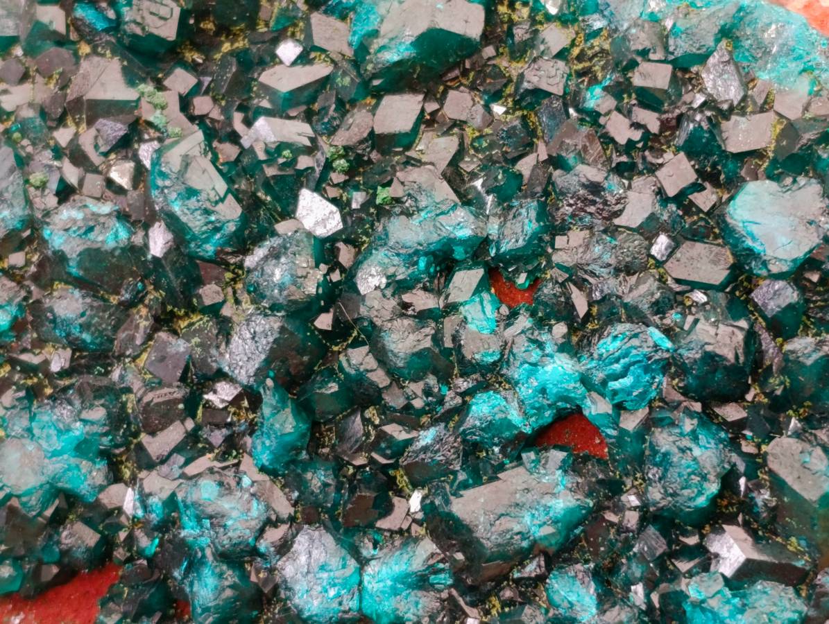 Natural Dioptase On Dolomite Specimens x 1 From Likasi, Congo - Toprock Gemstones and Minerals 