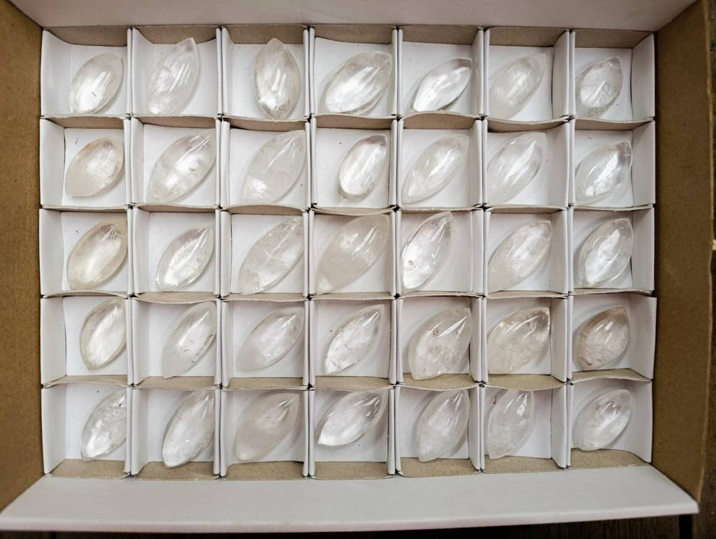 Polished Clear Quartz Crystal, Angel Tears x 35 From Madagascar - Toprock Gemstones and Minerals 