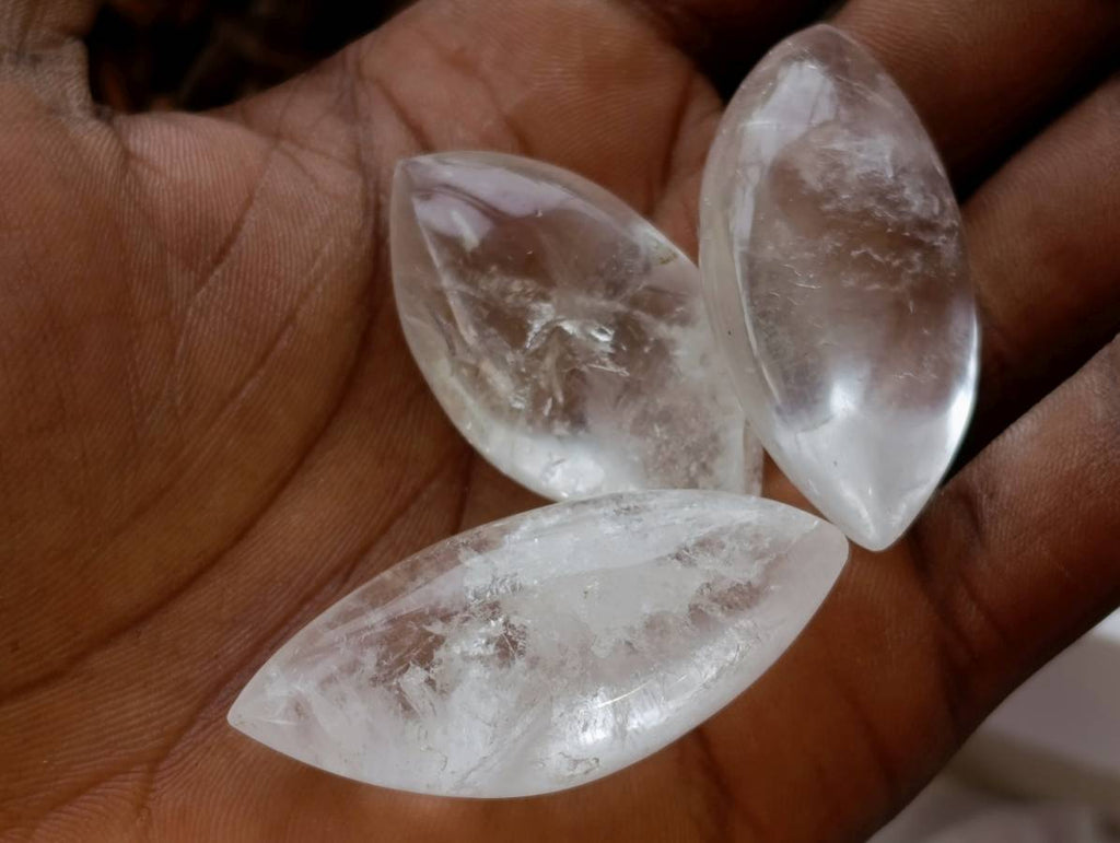 Polished Clear Quartz Crystal, Angel Tears x 35 From Madagascar - Toprock Gemstones and Minerals 
