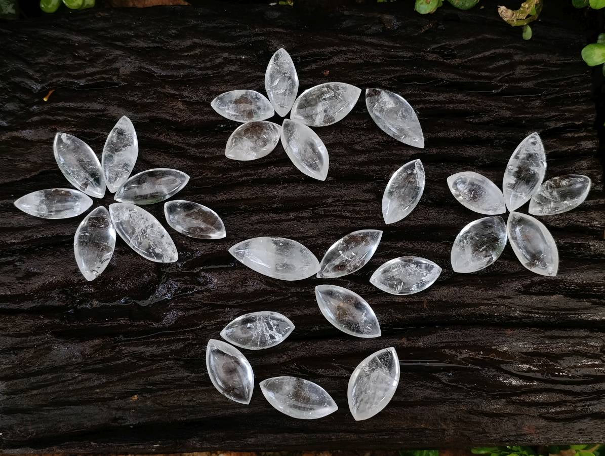 Polished Clear Quartz Crystal, Angel Tears x 35 From Madagascar - Toprock Gemstones and Minerals 