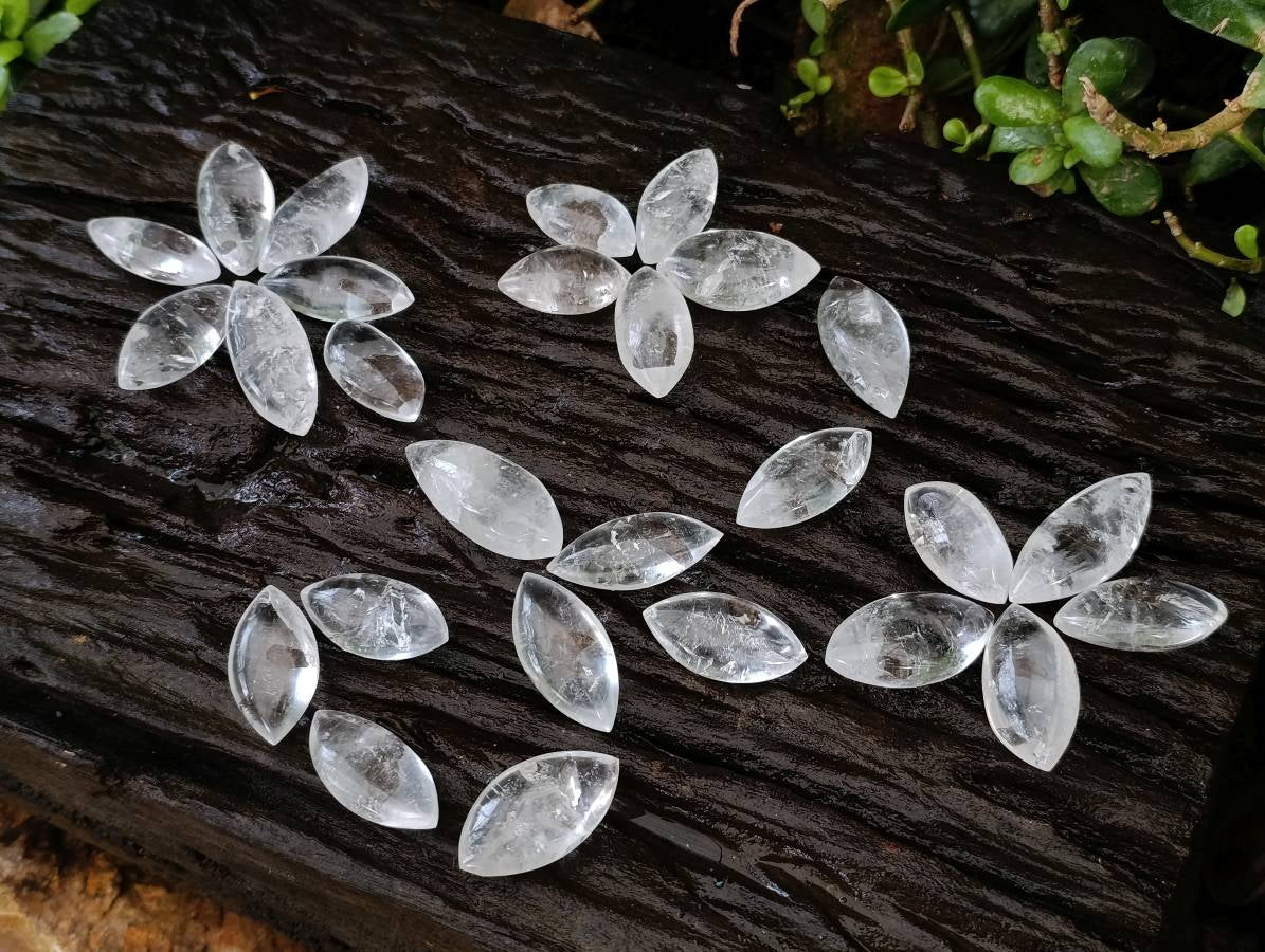 Polished Clear Quartz Crystal, Angel Tears x 35 From Madagascar - Toprock Gemstones and Minerals 