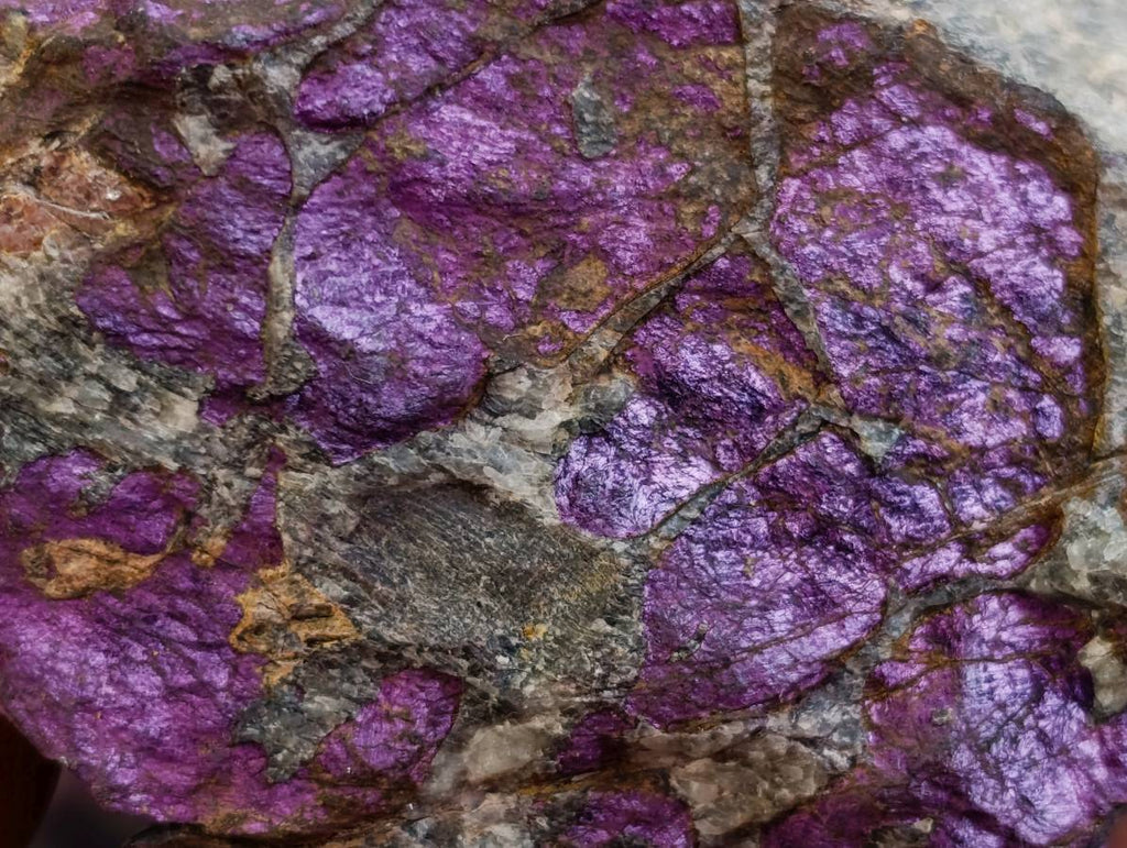 Natural Metallic Purpurite Specimens x 6 From Erongo, Namibia - Toprock Gemstones and Minerals 