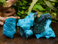 Natural Botryoidal Malacolla Specimens x 15 From Kulukuluku, Congo