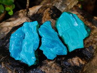 Natural Botryoidal Malacolla Specimens x 15 From Kulukuluku, Congo