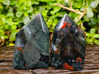Polished Bloodstone Points x 3 From Swaziland - Toprock Gemstones and Minerals 