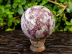 Polished Rubellite Pink Tourmaline Spheres x 2 From Ambatondrazaka, Madagascar - Toprock Gemstones and Minerals 