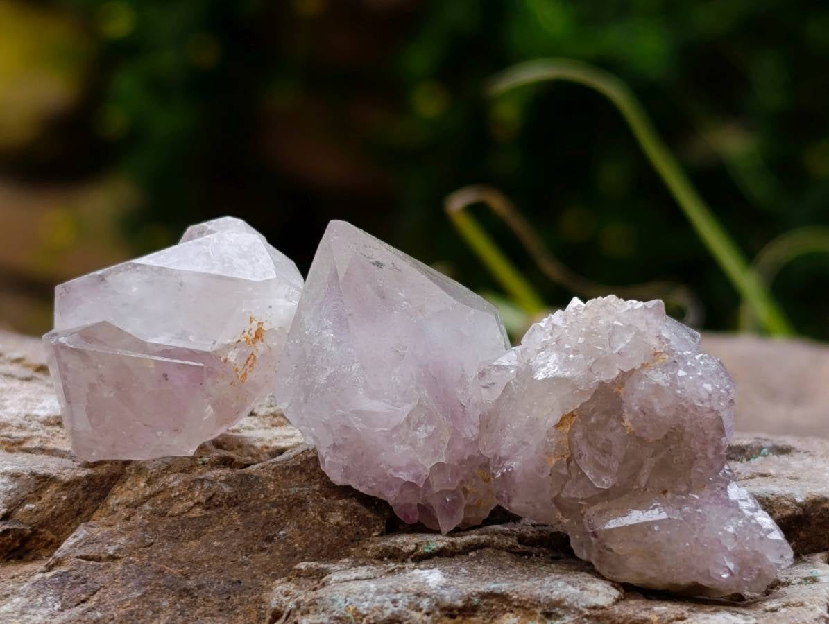 Natural Amethyst Spirit Quartz Crystals x Lot From Boekenhouthoek, South Africa - Toprock Gemstones and Minerals 