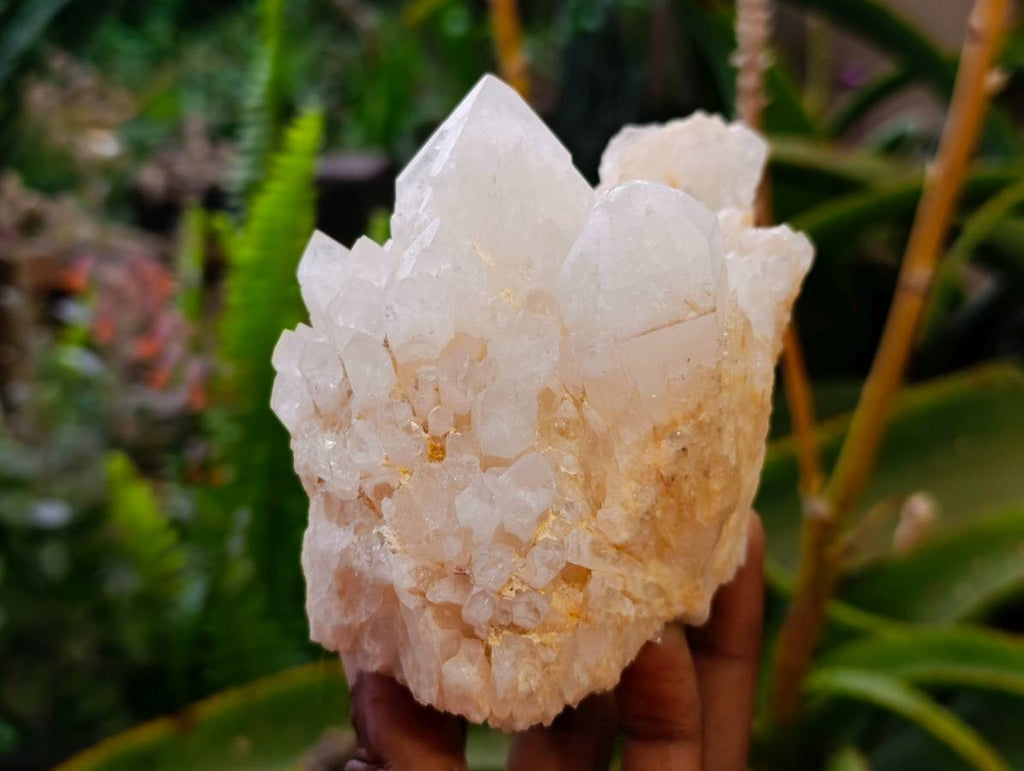 Natural Quartz Clusters x 3 From Madagascar - Toprock Gemstones and Minerals 