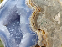 Polished Blue Lace Agate Standing Free Forms x 1 From Nsanje, Malawi