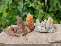 Natural Solar Spirit Quartz Crystals & Clusters x 30 From Boekenhouthoek, South Africa