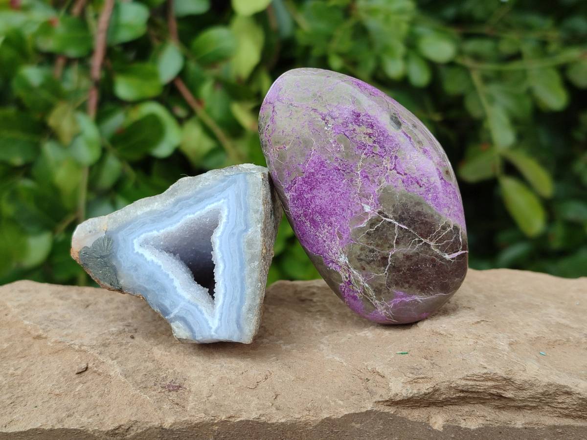 Polished Mixed Selected Multi Mineral Specimens x 6 From Southern Africa - Toprock Gemstones and Minerals 