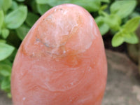 Polished Orange Twist Calcite Standing Free Form x 1 From Maevantanana, Madagascar
