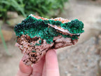 Natural Ball Malachite and Drusy Quartz On Dolomite Matrix Specimens x 6 From Kambove, Congo - Toprock Gemstones and Minerals 