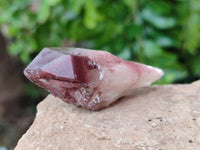 Natural Red Hematoid Crystals x 35 From Madagascar