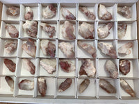 Natural Red Hematoid Crystals x 35 From Madagascar