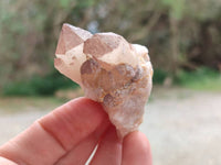 Natural Red Hematoid Crystals x 35 From Madagascar