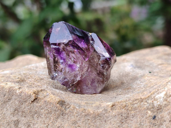 Natural Window Amethyst Crystals x 35 From Chiredzi, Zimbabwe