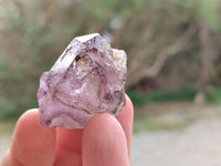 Natural Window Amethyst Crystals x 35 From Chiredzi, Zimbabwe
