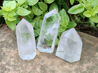 Polished Clear Quartz Crystals x 6 From Madagascar