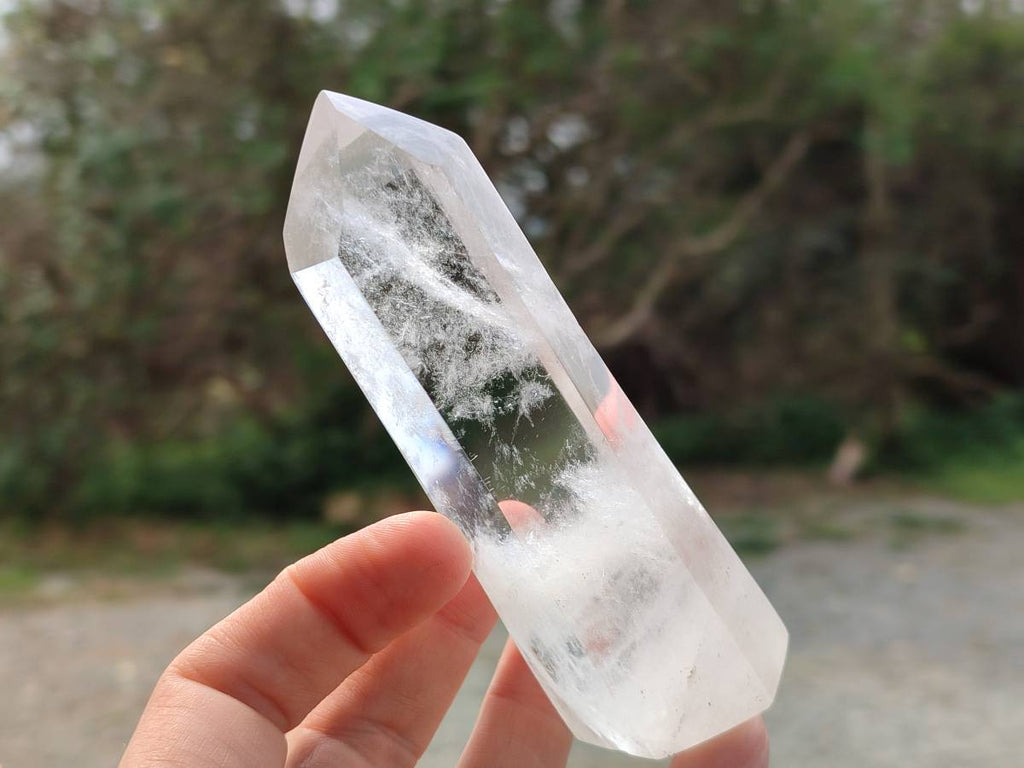 Polished Clear Quartz Crystals x 6 From Madagascar - Toprock Gemstones and Minerals 