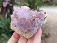 Natural Amethyst Spirit Quartz Clusters x 4 From Boekenhouthoek, South Africa