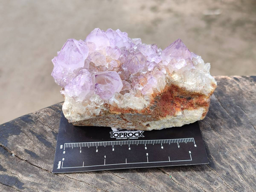 Natural Amethyst Spirit Quartz Clusters x 4 From Boekenhouthoek, South Africa - Toprock Gemstones and Minerals 