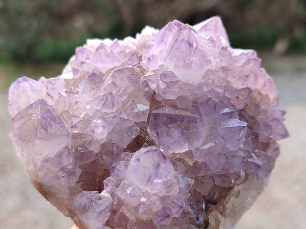 Natural Amethyst Spirit Quartz Clusters x 4 From Boekenhouthoek, South Africa