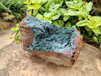 Natural Drusy Crystalline Malachite Specimen x 1 From Tenke Fungurume, Congo