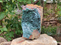 Natural Drusy Crystalline Malachite Specimen x 1 From Tenke Fungurume, Congo