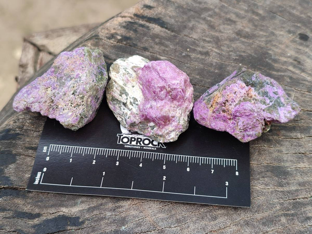 Natural Stichtite Cobbed Specimens x 70 From Barberton, South Africa - Toprock Gemstones and Minerals 