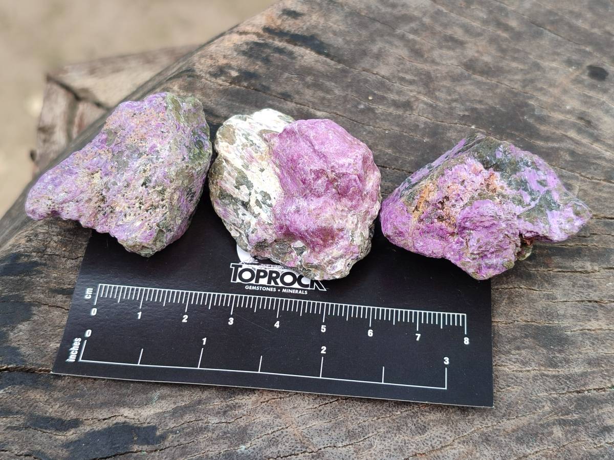 Natural Stichtite Cobbed Specimens x 70 From Barberton, South Africa - Toprock Gemstones and Minerals 