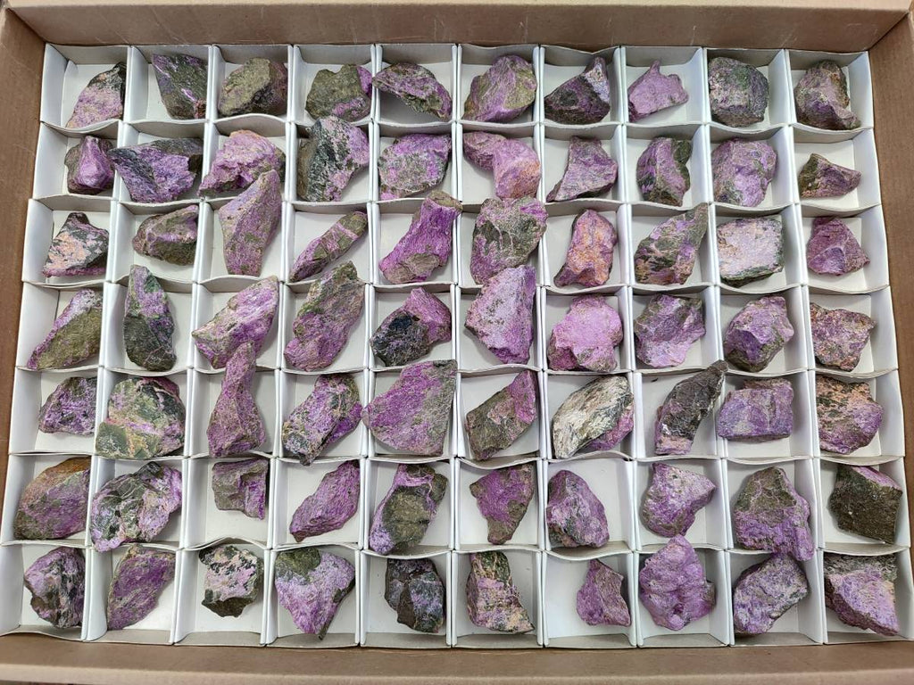 Natural Stichtite Cobbed Specimens x 70 From Barberton, South Africa - Toprock Gemstones and Minerals 