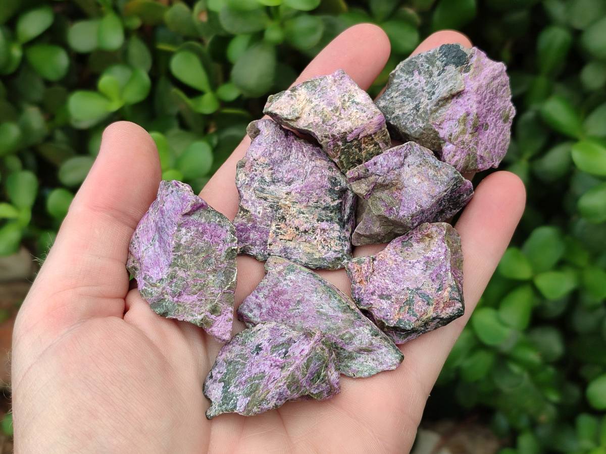 Natural Stichtite Cobbed Specimens x 70 From Barberton, South Africa - Toprock Gemstones and Minerals 