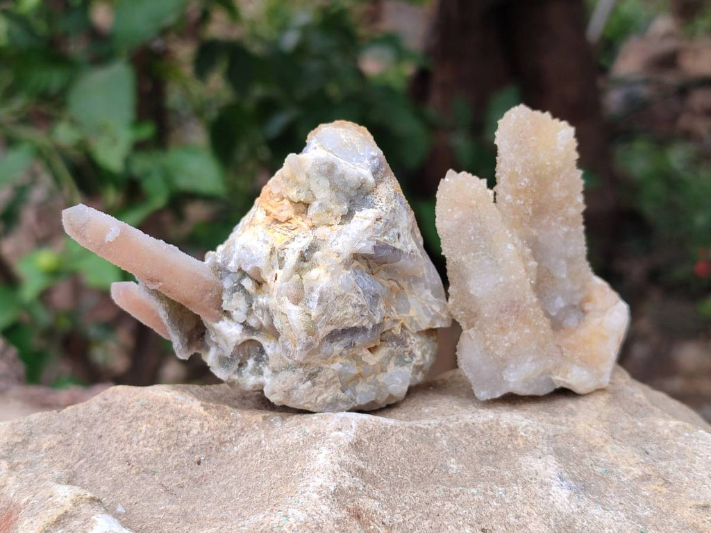 Natural Golden Limonite Spirit Quartz Crystals x 13 From Boekenhouthoek, South Africa - Toprock Gemstones and Minerals 